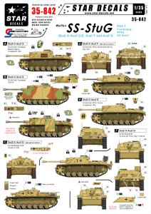 画像1: STAR DECALS[SD35-842]1/35 WWII独 武装親衛隊の突撃砲 Part.1 III突E,F,G型 (1)