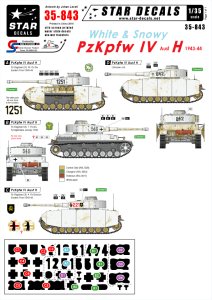 画像1: STAR DECALS[SD35-843]1/35 WWII独 冬季迷彩のIV号H型 東部戦線1943-44 (1)