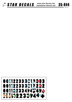 画像2: STAR DECALS[SD35-844]1/35 WWII独 第509重戦車大隊 Part.2 ティーガーII/指揮戦車