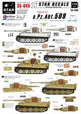 STAR DECALS[SD35-845]1/35 WWII独 第509重戦車大隊 Part.1 ティーガーI中期/後期型