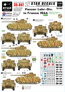 画像1: STAR DECALS[SD35-847]1/35 WWII独 装甲教導師団 フランス1944 IV号H型
