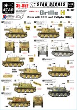 STAR DECALS[SD35-852] 1/35 WWII独 Sd.Kfz.138/1 グリレH型