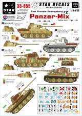 STAR DECALS[SD35-855] 1/35 WWII独 東プロイセンとケーニヒスベルク #2 パンターA型、ティーガーI デカールセット