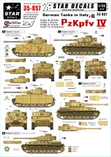 STAR DECALS[SD35-857] 1/35 WWII独 イタリア戦線#6 IV号戦車H型 デカールセット