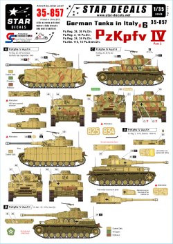 画像1: STAR DECALS[SD35-857] 1/35 WWII独 イタリア戦線#6 IV号戦車H型 デカールセット