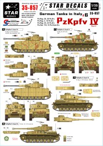 画像1: STAR DECALS[SD35-857] 1/35 WWII独 イタリア戦線#6 IV号戦車H型 デカールセット (1)