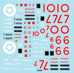 画像2: STAR DECALS[SD35-864] 1/35 WWII英 第27機甲旅団 #1 D-Day/ノルマンディ 第13/18 王室軽騎兵連隊シャーマンMk.III デカールセット