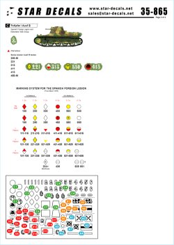 画像2: STAR DECALS[SD35-865] 1/35 スペイン内戦 #3 I号戦車B型/I号戦車20mm機関砲搭載型 デカールセット