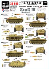 STAR DECALS[SD35-869] 1/35 WWII独 イタリア戦線#2 III号突撃砲 StuH42 デカールセット