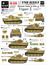 STAR DECALS[SD35-870] 1/35 WWII独 イタリア戦線#1 マイヤー重戦車中隊/第508重戦車大隊 デカールセット