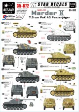 STAR DECALS[SD35-872] 1/35 WWII独 東部戦線のマーダーII対戦車自走砲 デカールセット
