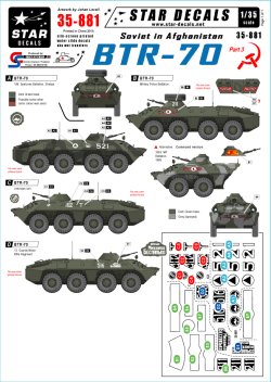 画像1: STAR DECALS[SD35-881] 1/35 アフガニスタンのソビエト軍 #3 BTR-70 デカールセット