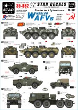 STAR DECALS[SD35-882]1/35 アフガニスタンのソビエト軍 #2 装輪車両 デカールセット