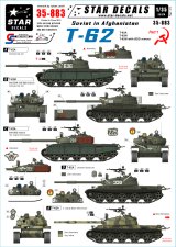 STAR DECALS[SD35-883]1/35 アフガニスタンのソビエト軍 #1 T-62 デカールセット