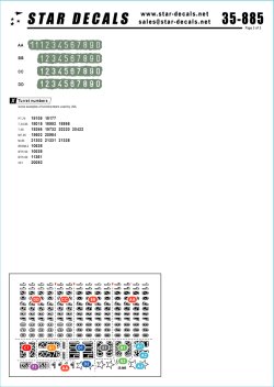 画像2: STAR DECALS[SD35-885]1/35 ユーゴスラビア社会主義連邦共和国 1990年代のAFV デカールセット