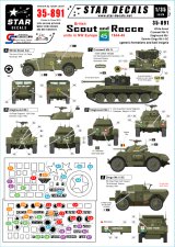 STAR DECALS[SD35-891]1/35 WWII 英偵察部隊 北西ヨーロッパ デカールセット