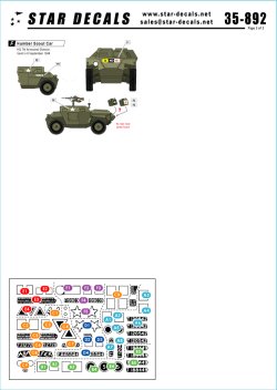 画像2: STAR DECALS[SD35-892]1/35 WWII 英第7機甲師団 北西ヨーロッパの「砂漠のネズミ」 デカールセット