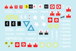 画像3: STAR DECALS[SD35-892]1/35 WWII 英第7機甲師団 北西ヨーロッパの「砂漠のネズミ」 デカールセット