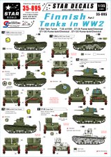 STAR DECALS[SD35-895]1/35 WWIIのフィンランド戦車 #3 T-26戦車 デカールセット