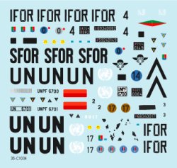画像3: STAR DECALS[SD35-C1004] 1/35 バルカン半島の平和維持部隊#3.フランス軍 VBL, VAB, AMX-10RC デカールセット