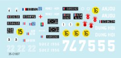 画像2: STAR DECALS[SD35-C1007] 1/35 AMX-13/75 フランス 冷戦期/スエズ動乱 デカールセット