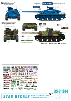画像2: STAR DECALS[SD35-C1014] 1/35 現用仏 AMX-30B & B2 ブレンヌス デカールセット
