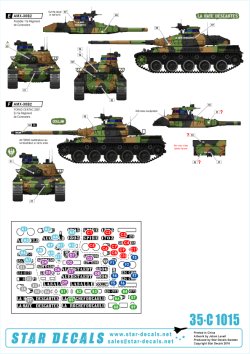 画像2: STAR DECALS[SD35-C1015] 1/35 現用仏 AMX-30B2 冷戦-現代 デカールセット