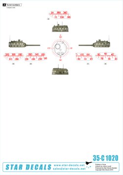 画像2: STAR DECALS[SD35-C1020] 1/35 WWII英 ノルマンディーの英軍海兵隊 火力支援車両 シャーマンMk.V デカールセット