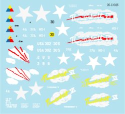 画像2: STAR DECALS[SD35-C1025] 1/35 WWII米 クレイトン・エイブラムス中佐乗車のシャーマン戦車 サンダーボルトV/VI/VII