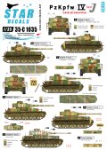 STAR DECALS[SD35-C1035]1/35 WWII独 IV号戦車J型 後期生産型 デカールセット