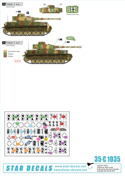 画像2: STAR DECALS[SD35-C1035]1/35 WWII独 IV号戦車J型 後期生産型 デカールセット