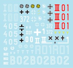 画像3: STAR DECALS[SD35-C1037]1/35 WWII独 III号指揮戦車 デカールセット D1/E/H型
