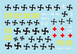 画像3: STAR DECALS[SD35-C1041]1/35 WWIIのフィンランド戦車 #5 デカールセット KV-1,水陸両用戦車