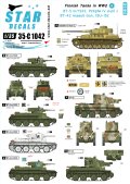 STAR DECALS[SD35-C1042]1/35 WWIIのフィンランド戦車 #6 デカールセット BT-5,BT-42,IV号,JSU-152