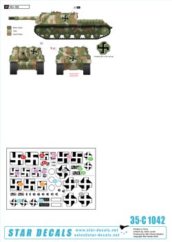画像2: STAR DECALS[SD35-C1042]1/35 WWIIのフィンランド戦車 #6 デカールセット BT-5,BT-42,IV号,JSU-152