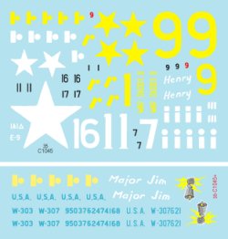 画像3: STAR DECALS[SD35-C1045]1/35 WWII米 北アフリカ戦線#1 第1機甲師団のM4A1シャーマン デカールセット