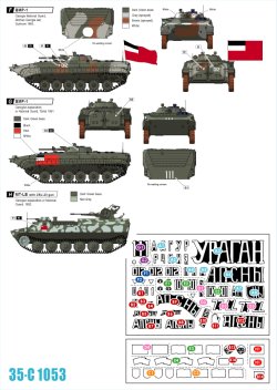 画像2: STAR DECALS[SD35-C1053]1/35 コーカサスの戦争 #1 グルジア軍,アブハジア軍のAFV デカールセット
