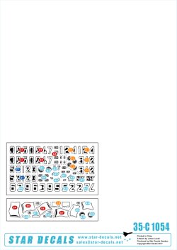 画像2: STAR DECALS[SD35-C1054]1/35 ソビエト/ロシア軍の海軍歩兵 #1 T-54B,T-55A,T-55AM デカールセット