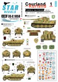 STAR DECALS[SD35-C1058]1/35 WWII独 クールラント包囲網 #1 ティーガー,Sd.Kfz.251 デカールセット