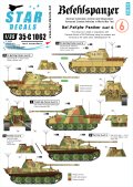 STAR DECALS[SD35-C1062]1/35 WWII独 指揮戦車 #6 パンターD/A型 デカールセット