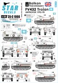 STAR DECALS[SD35-C1066]1/35 バルカン半島の平和維持軍 #6 国際連合保護軍のFV432