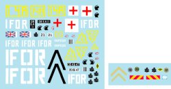 画像2: STAR DECALS[SD35-C1067]1/35 バルカン半島の平和維持軍 #7 FV432,シミター,ウォリアー