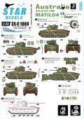 STAR DECALS[SD35-C1069]1/35 WWWIIオーストラリア陸軍#4 マチルダII CS型,ドーザー装着型