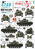 STAR DECALS[SD35-C1074]1/35 米海兵隊のM48A3後期型 ベトナム戦 第1戦車大隊