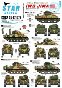 画像1: STAR DECALS[SD35-C1078]1/35 硫黄島のM4A3 (1)