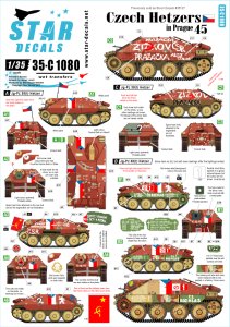 画像1: STAR DECALS[SD35-C1080]1/35 プラハ武装蜂起部隊のヘッツアー 1945年5月 (1)