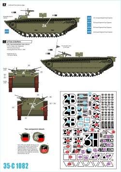 画像2: STAR DECALS[SD35-C1082]1/35 WWII英 北西ヨーロッパのウォーターバッファロー #1 LVT-2,LVT(A)-2