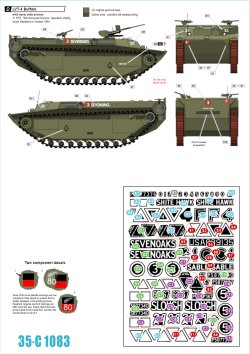 画像2: STAR DECALS[SD35-C1083]1/35 WWII英 北西ヨーロッパのウォーターバッファロー #2 LVT-4