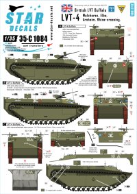 STAR DECALS[SD35-C1084]1/35 WWII英 北西ヨーロッパのウォーターバッファロー #3 LVT-4