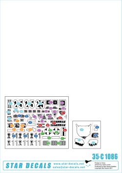 画像2: STAR DECALS[SD35-C1086]1/35 M47パットン#2 在欧米軍,西ドイツ連邦軍